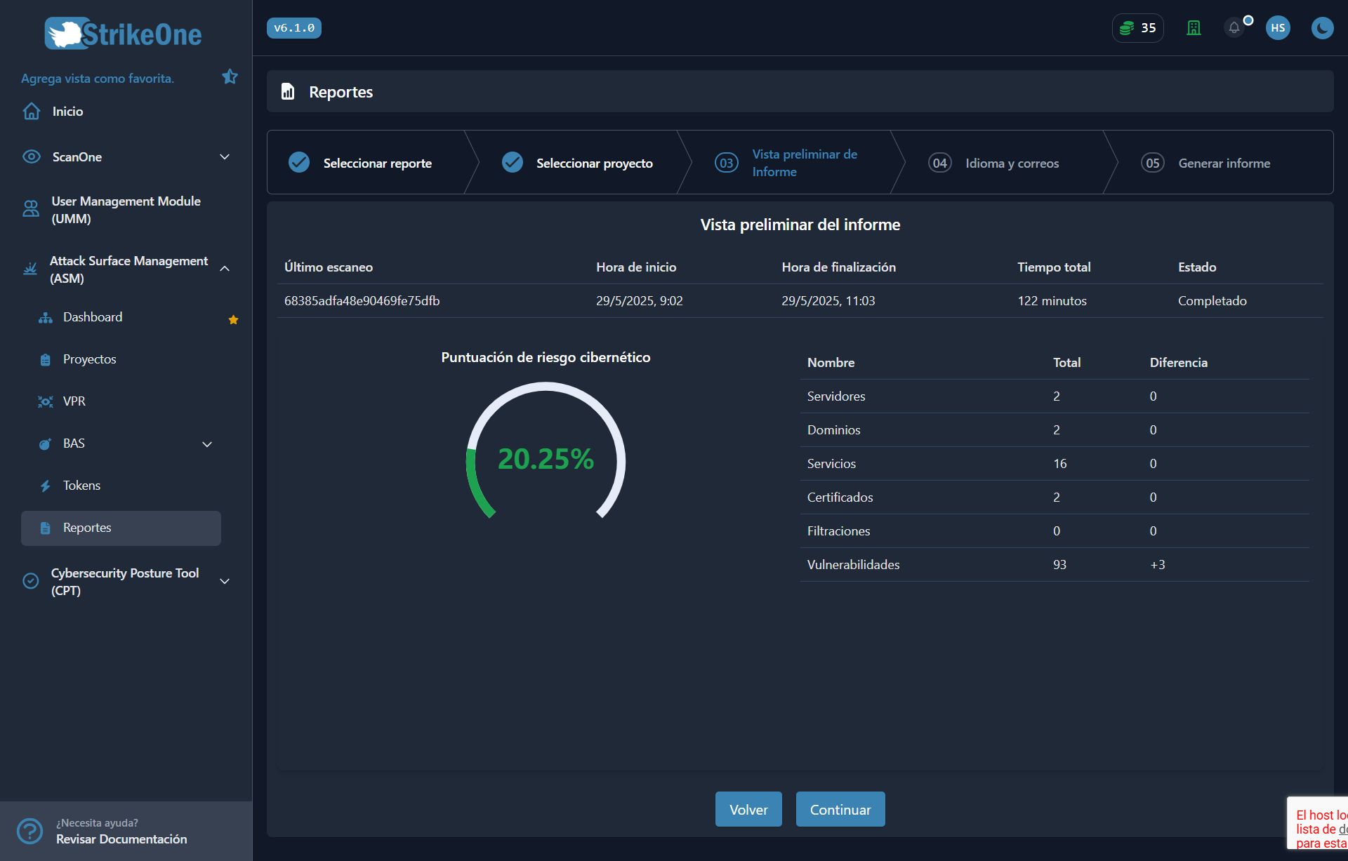 Report preview